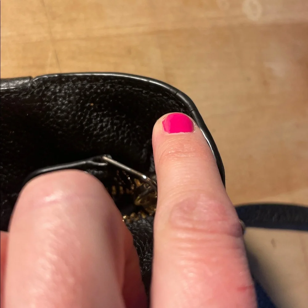 Coach Tatum Whiplash Black Tote Shoulder Bag ! - Picture 8 of 14